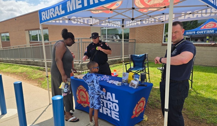 West Knox County Fire Crew Engages Cedar Bluff Elementary at PTO Community Fair