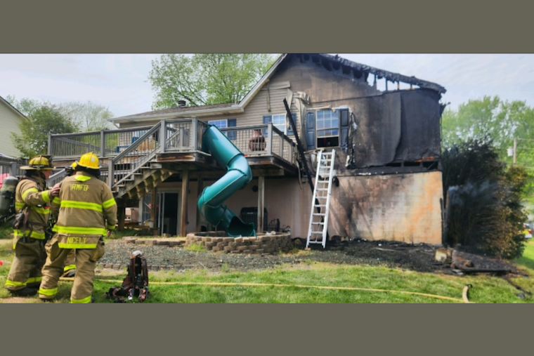 West Knox County Firefighters Tackle Blaze in Windy Conditions, No Injuries Reported