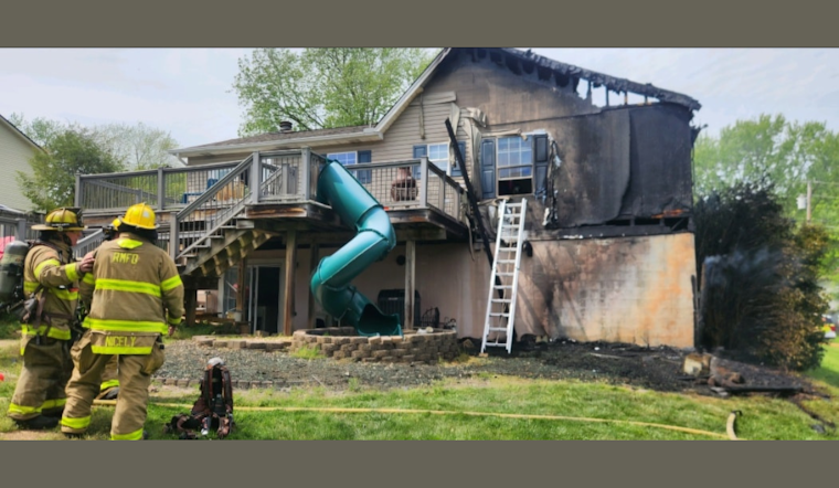West Knox County Firefighters Tackle Blaze in Windy Conditions, No Injuries Reported