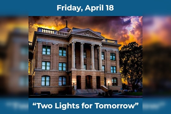 Williamson County Joins "Two Lights for Tomorrow" to Honor American Revolution Anniversary at Georgetown Courthouse