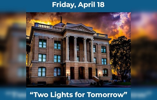 Williamson County Joins "Two Lights for Tomorrow" to Honor American Revolution Anniversary at Georgetown Courthouse