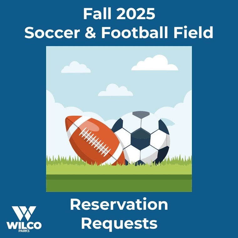Williamson County Opens Applications for Fall 2025 Soccer and Football Field Reservations