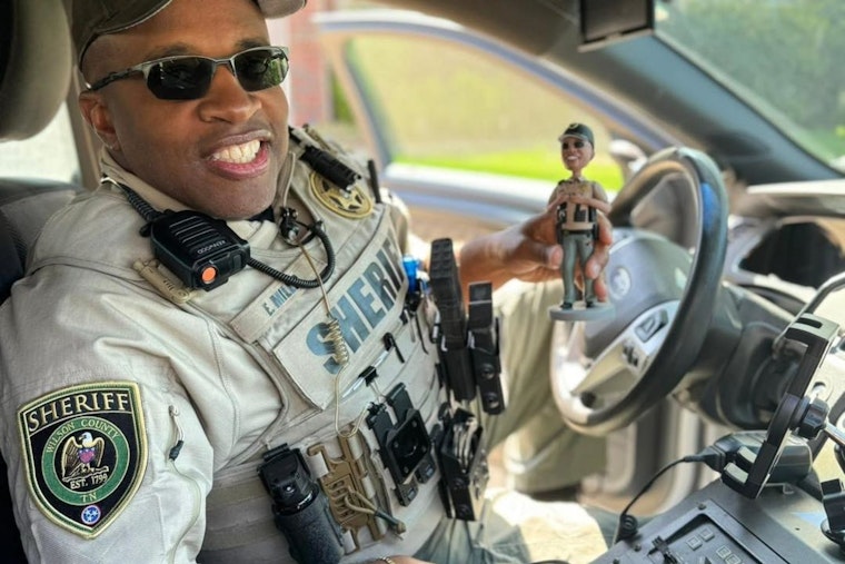 Wilson County Sheriff's Office in Tennessee Celebrates Reserve Deputy Miller's Dedication and His Mini-Me 'Deputy Jr.'