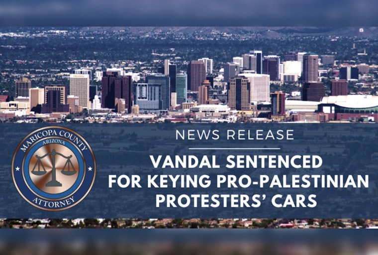 Woman Sentenced to 18-Month Probation for Vandalizing Pro-Palestinian Protesters’ Cars in Phoenix