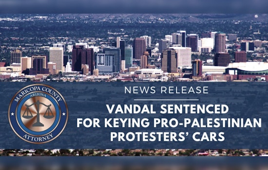 Woman Sentenced to 18-Month Probation for Vandalizing Pro-Palestinian Protesters’ Cars in Phoenix