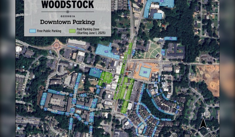 Woodstock to Initiate Paid Parking Downtown in June, City Council Hopes to Improve Business Access