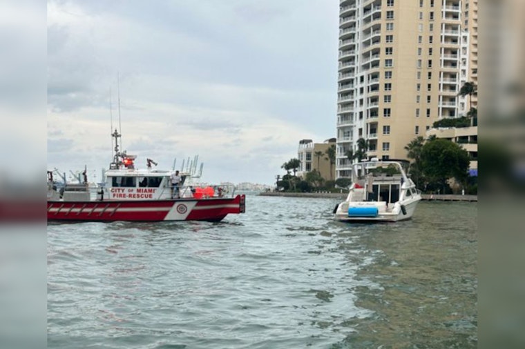 13 Rescued as Boat Erupts in Flames on Miami River, Prompt Response Lauded by US Coast Guard and Miami Fire Rescue