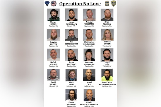 16 Suspects Arrested in Major Fentanyl and Cocaine Trafficking Sting in Southeastern Massachusetts