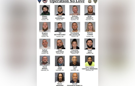 16 Suspects Arrested in Major Fentanyl and Cocaine Trafficking Sting in Southeastern Massachusetts
