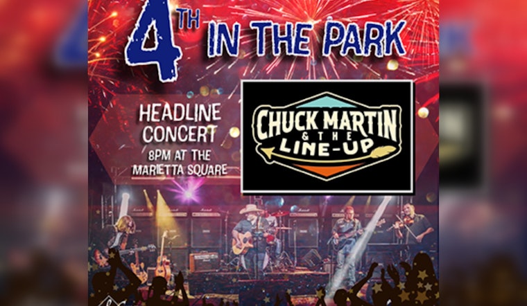 '90s Country Nostalgia, Chuck Martin & The Line-Up to Headline Marietta's Fourth of July Concert