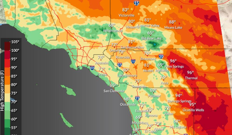 San Diego's Weekly Forecast: Mild Temperatures with Intermittent Showers Ahead
