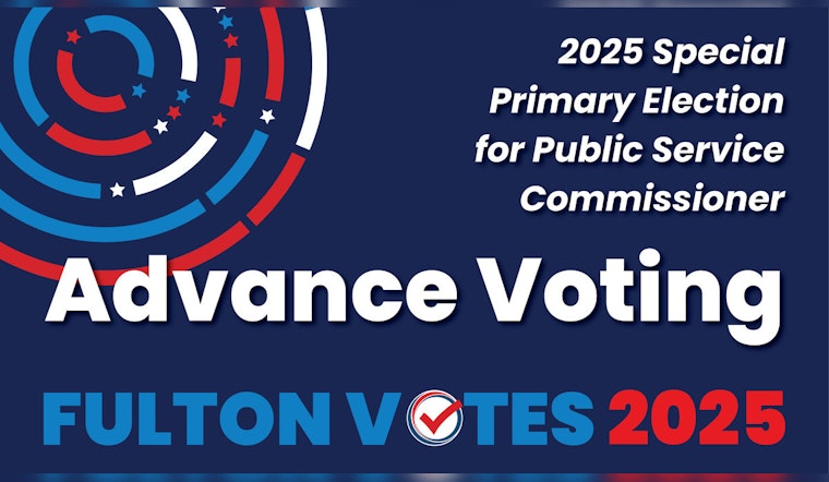 Advance Voting Begins May 27 in Fulton County for Public Service Commissioner Election