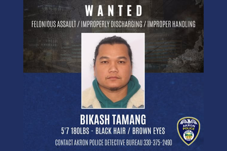 Akron Police Identify Suspect Bikash Tamang in Royal Palace Shooting, Urging Public to Report Sightings