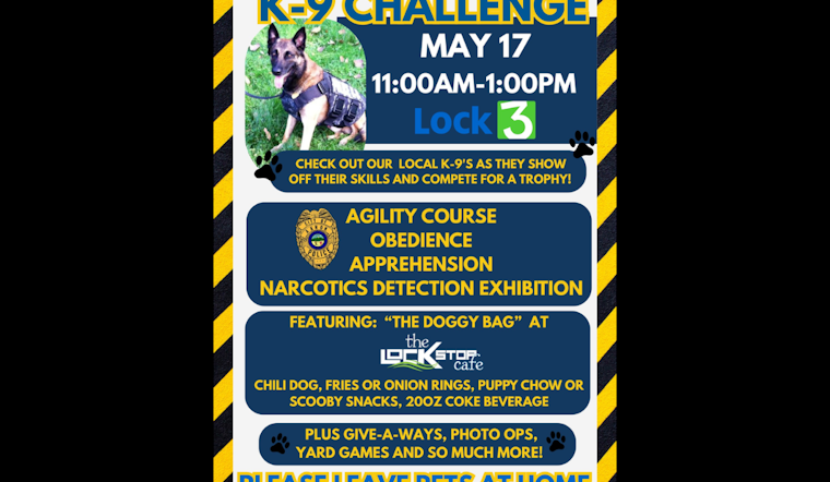 Akron Welcomes Canine Heroes: "K-9 Challenge" Set for Showcase of Agility and Skill at Lock 3