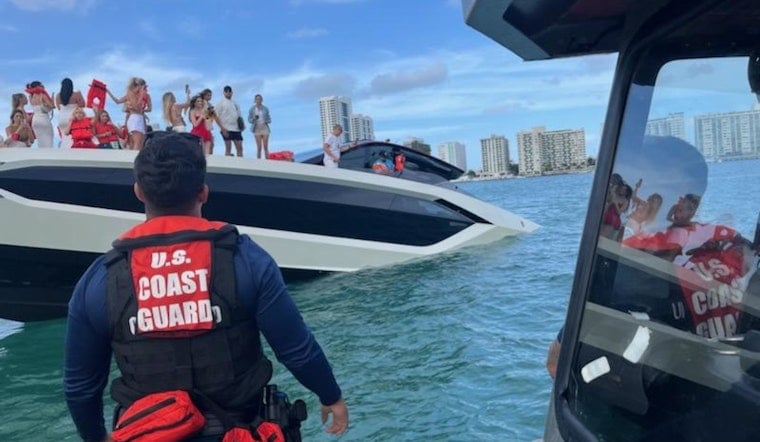 All Aboard Rescued Near Miami Beach as Yacht Takes on Water Near Star Island