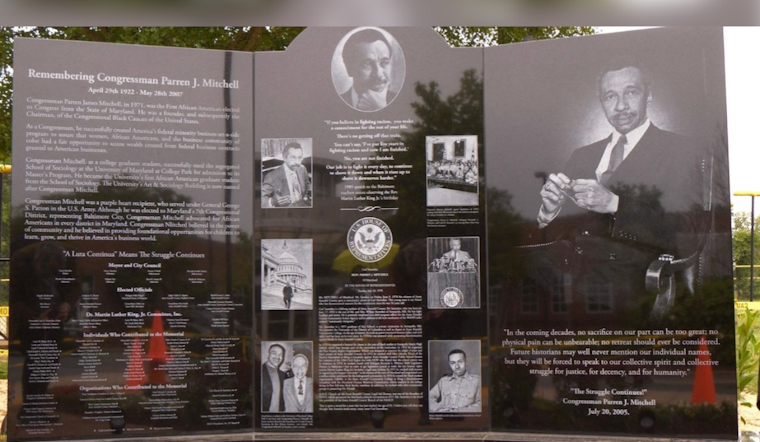Annapolis Dedicates Memorial to Parren J. Mitchell, Maryland's Trailblazing African American Congressman