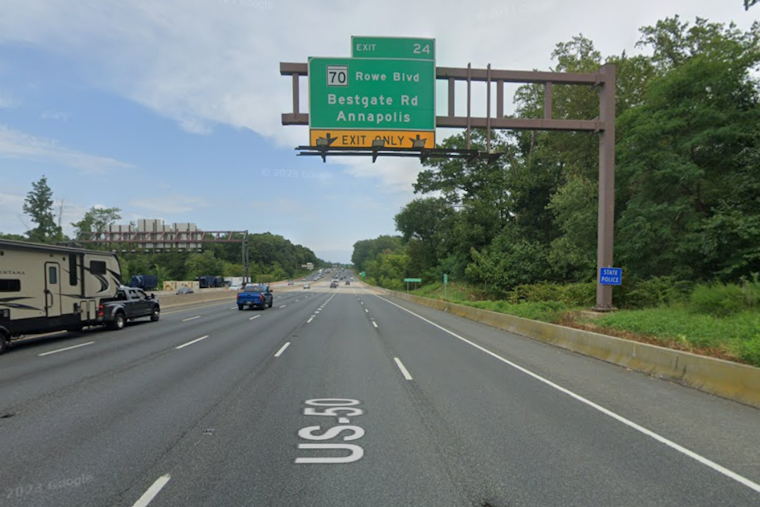 Annapolis Man Charged with Hit and Run After Striking State Police Vehicle on Route 50