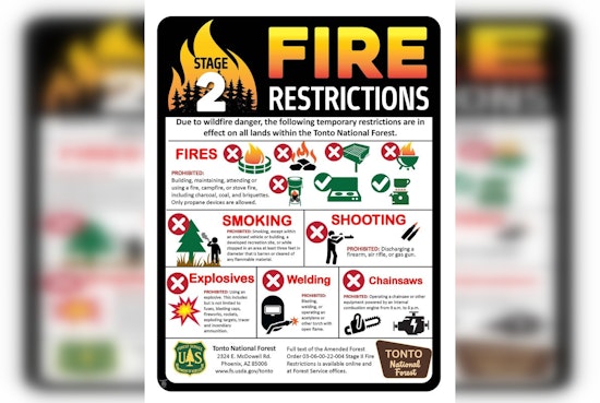 Arizona's Tonto National Forest Enacts Emergency Stage 2 Fire Restrictions to Mitigate Wildfire Risks