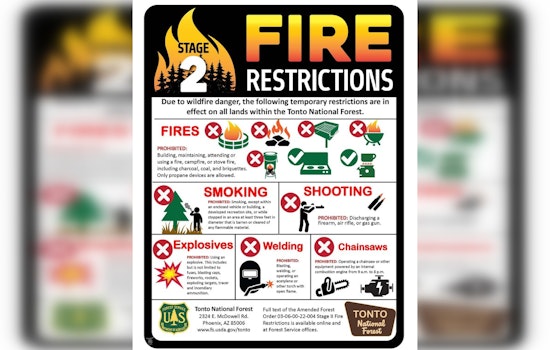 Arizona's Tonto National Forest Enacts Emergency Stage 2 Fire Restrictions to Mitigate Wildfire Risks