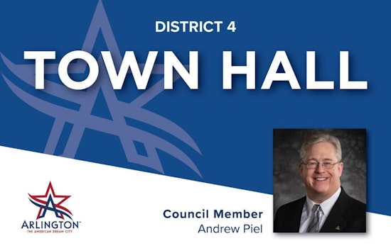 Arlington District 4 Residents Invited to Discuss Budget and Economic Development with Councilman Piel