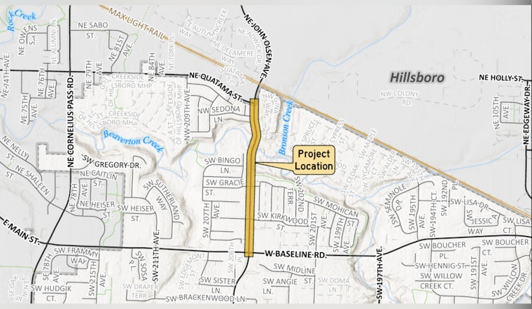 Beaverton Residents Invited to Discuss 205th Avenue Project at Open House on May 15