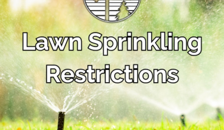 Blaine Implements Odd-Even Lawn Watering Restrictions to Preserve Water Resources