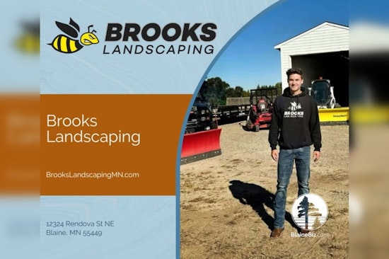 Blaine's Brooks Landscaping Honored During Small Business Month for Beautifying Community Spaces