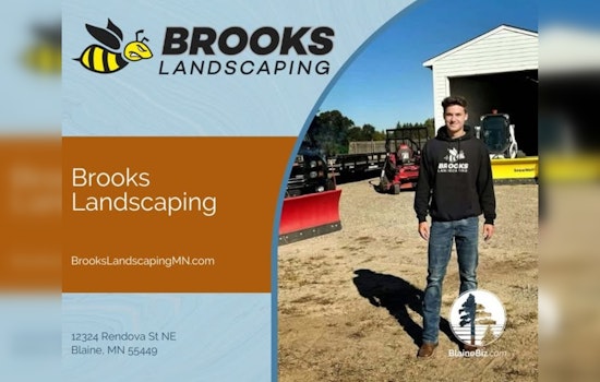 Blaine's Brooks Landscaping Honored During Small Business Month for Beautifying Community Spaces