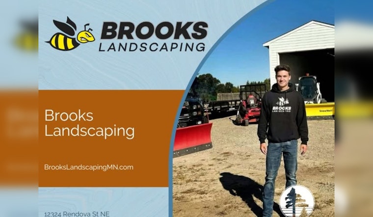 Blaine's Brooks Landscaping Honored During Small Business Month for Beautifying Community Spaces