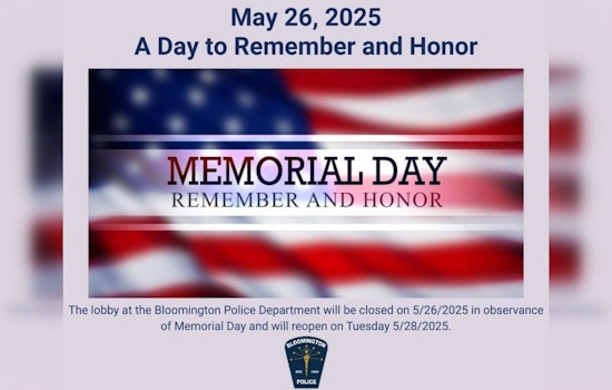 Bloomington Police Stress Safety and Sobriety Amidst Memorial Day Festivities and Indy 500 Excitement