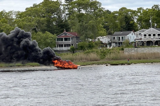 Boat Blaze Near Wareham Forces Trio to Swim to Safety as No Injuries Reported