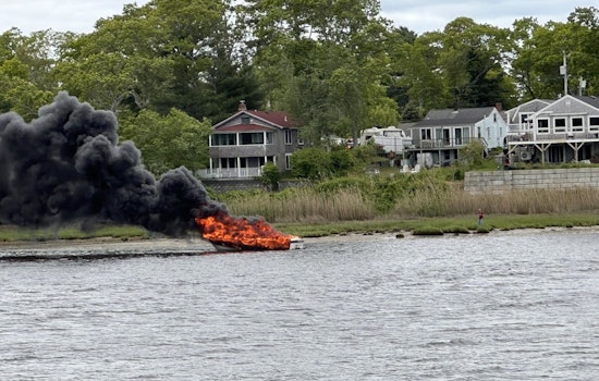 Boat Blaze Near Wareham Forces Trio to Swim to Safety as No Injuries Reported