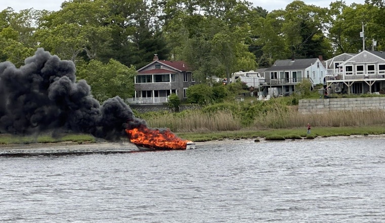 Boat Blaze Near Wareham Forces Trio to Swim to Safety as No Injuries Reported