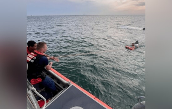 Boater Rescued Near Sunshine Skyway Bridge by US Coast Guard and Local Agencies in St. Petersburg
