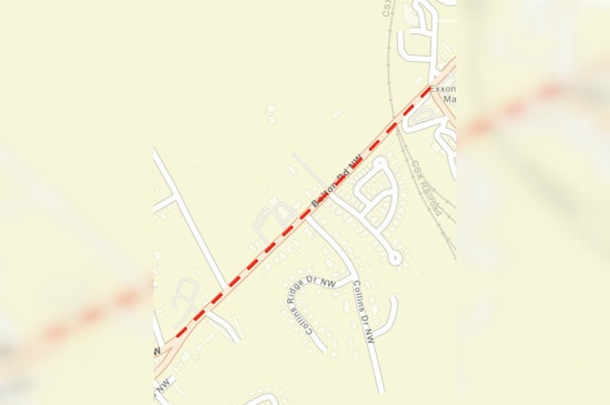 Bolton Road NW in Atlanta Closed Weekdays for Two Weeks to Allow for Essential Utility Upgrades