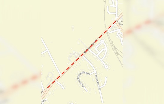 Bolton Road NW in Atlanta Closed Weekdays for Two Weeks to Allow for Essential Utility Upgrades