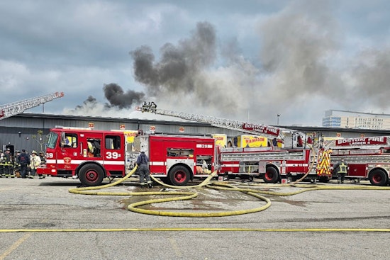 Boston Fire Department Tackles 2nd-Alarm Blaze at W.B. Mason Warehouse in South Boston, No Injuries Reported