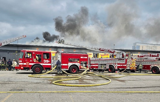 Boston Fire Department Tackles 2nd-Alarm Blaze at W.B. Mason Warehouse in South Boston, No Injuries Reported