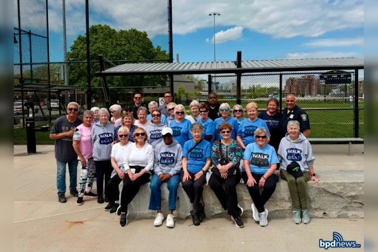 Boston Police Celebrate Mother's Day with Charlestown Community in 'Walk the Beat' Initiative