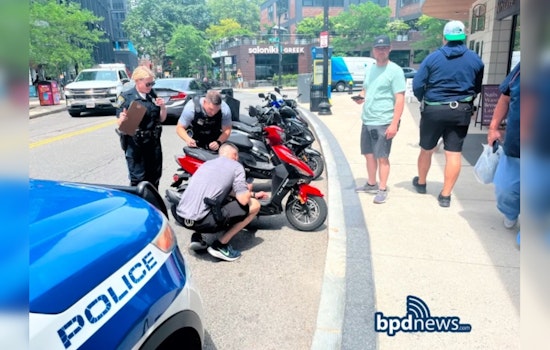 Boston Police Crack Down on Traffic Violations with Operation Safe Scooter in Fenway and Charge Dorchester Man