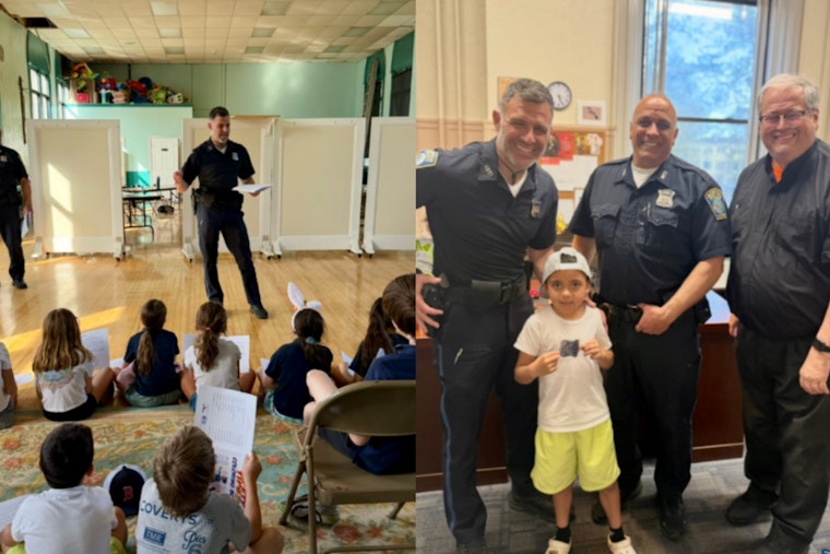 Boston Police Engage with Charlestown Youth on Safety Awareness through Coloring Books and Tips