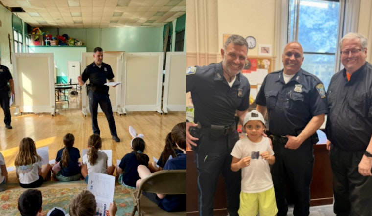 Boston Police Engage with Charlestown Youth on Safety Awareness through Coloring Books and Tips