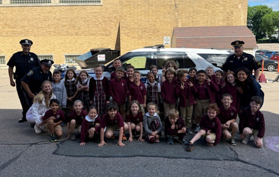 Boston Police Engage with St. Theresa of Avila School Students in Summer Safety Session
