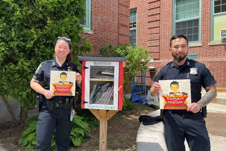 Boston Police Engage with Young Students in Roslindale to Celebrate AAPI Heritage Month