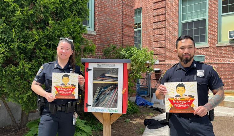 Boston Police Engage with Young Students in Roslindale to Celebrate AAPI Heritage Month