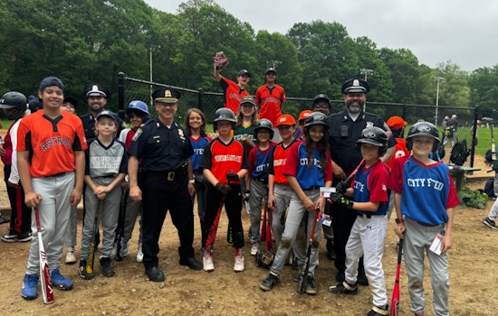 Boston Police Hit Homerun with Regan Youth League in Jamaica Plain Community Engagement Event