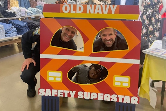 Boston Police Partner with Old Navy for Community Safety Event in Downtown Crossing