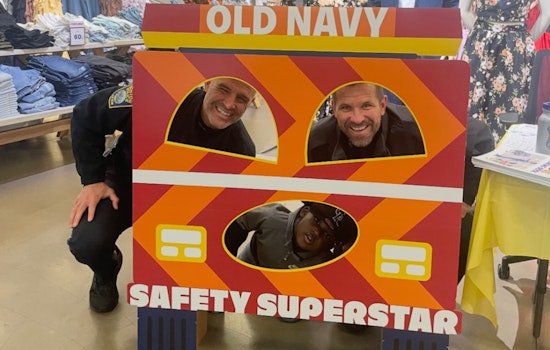 Boston Police Partner with Old Navy for Community Safety Event in Downtown Crossing