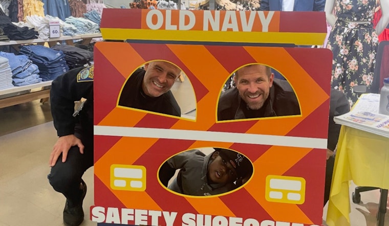 Boston Police Partner with Old Navy for Community Safety Event in Downtown Crossing