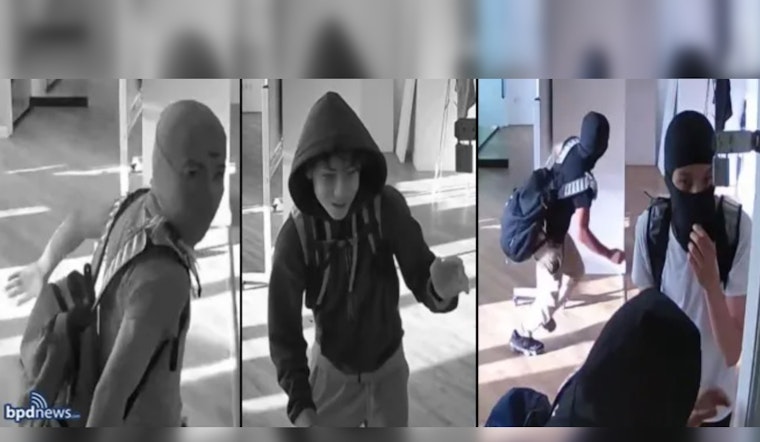 Boston Police Seek Public's Assistance in Identifying Suspects in Tremont Street Break-In